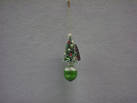 180-NT0599B Acorn Sisal Tree Ornament