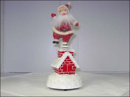 BL-JG6826 Up on the Roof Top Musical Santa