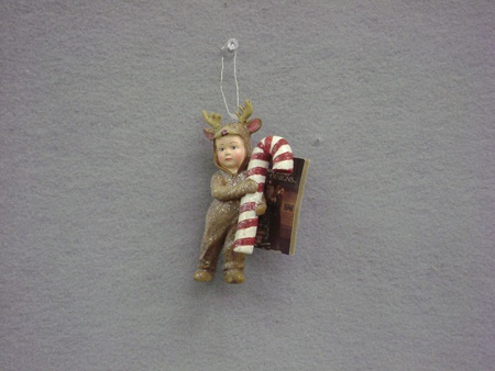 BL-LC5523 Nathan In Reindeer Costume Ornament