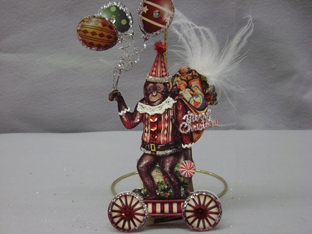 BL-LO3558 Scrapbook Monkey Ornament