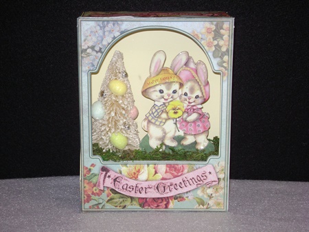 BL-LO5548 Easter Greetings Shadow Box