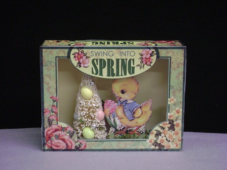 BL-LO5549 Swing Into Spring Shadow Box