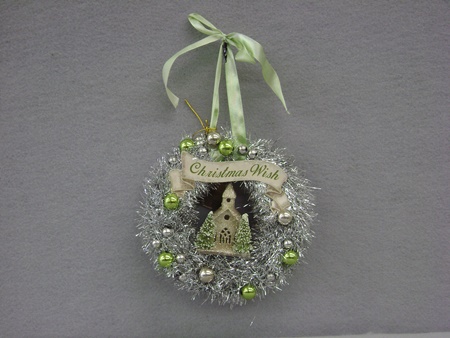 BL-SN6800C Tinsel Pastel Wreath