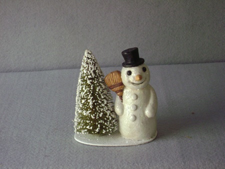 BL-TD8567 Vintage Snowman with Broom