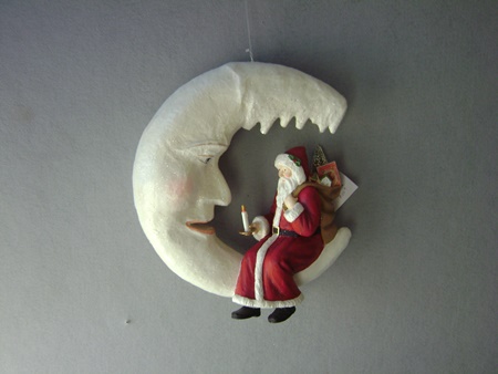 BL-TD9029 Santa On Iclcle Moon