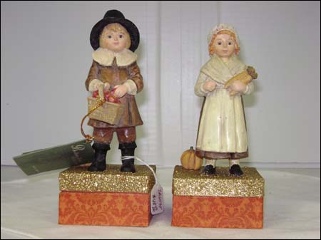 BL-TR6535 Pilgrim Boy & Girl Candy Boxes