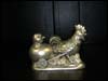 BL-AC6303 Silver Rooster Pulling Chick