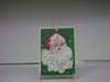 BL-BEH75054 Santa Christmas Card Ornament