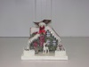 BL-LC4588B Vintage Putz Christmas House