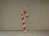 BL-BE32002A Glass Candy Cane Ornament (Red)
