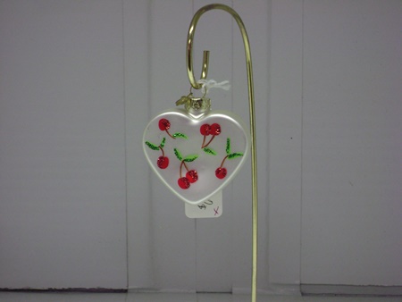 SC-2576C White Heart with Cherries