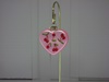 SC-2576E Pink Heart with Cherries