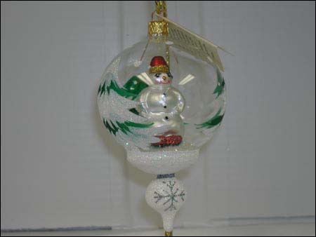 CW-GIF468 Snowman in Dome