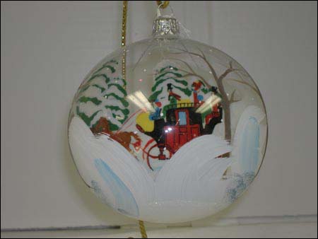 CW-WIN637 Carriage Ride Diorama