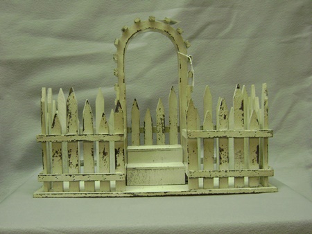 KK-12141A Wood Fence Plant Holder