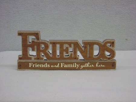 KK-14257C Barnwood Friends Tabletop Sign