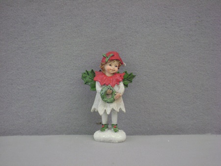 KK-53083B Resin Holly Boy with Beads
