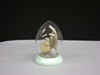 KK-20261C Easter Glass Dome on Base (Chick)