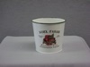 KK-53947C White Enamelware NOEL FARMS Bucket (Small)