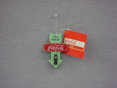 KA-CC2163 Coca-Cola Retro Sign Ornament