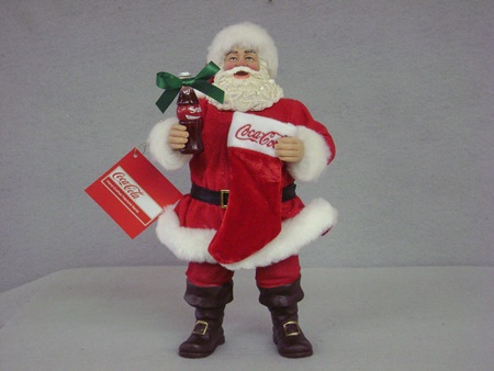 KA-CC5172 Santa with Coke Bottle & Stocking