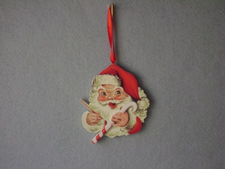 KA-G0234A Santa Head Ornament