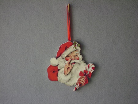 KA-G0234C Santa Head Ornament