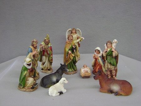 KA-N0288 Nativity Figures Set 11PC