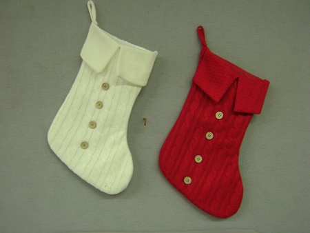 KA-SG0131A Knit Red Stocking