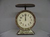 MW-144665 Distressed Scale Desk Clock Iron