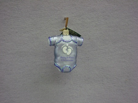 OWC-32339 Blue Baby Onesie