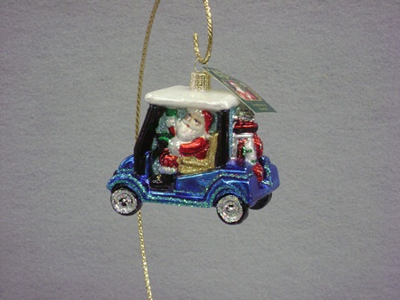 OWC-40287 Golf Cart Santa