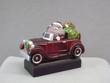 OWC-529779 Santa in Antique Car Light
