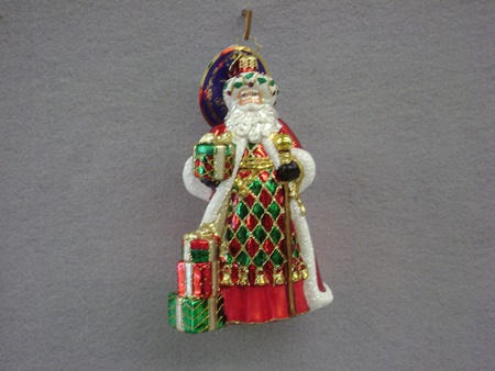 R-1019770 Holiday Harlequin Santa