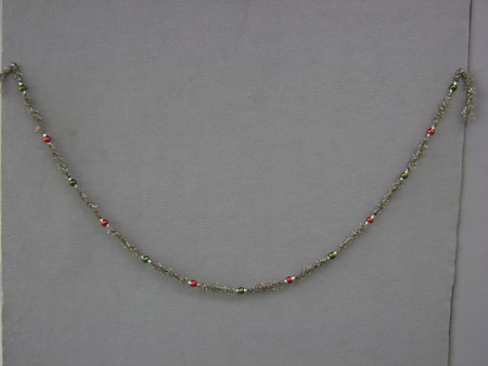 RH-11296 Tinsel with Red & Green Bead Garland