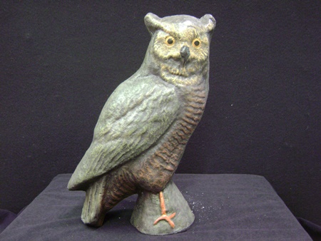 RH-8072 Vintage Large Mache Owl