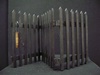 RH-9358 Black Wooden Fence