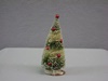 RH-WS172238 Green Striped BottleBrush Tree with Red Ornaments