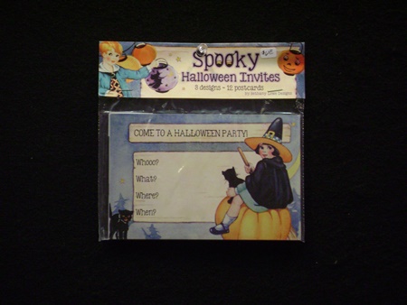 BL-LG2646 Spooky Halloween Invites (Set of 12)