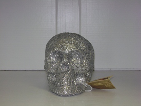BL-LO9423 Silver Glittter Skull
