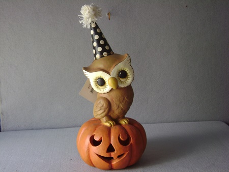BL-TL9435 Party Owl on Pumpkin