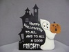 BL-TF5111 Haunted House with Ghost Tin Sign