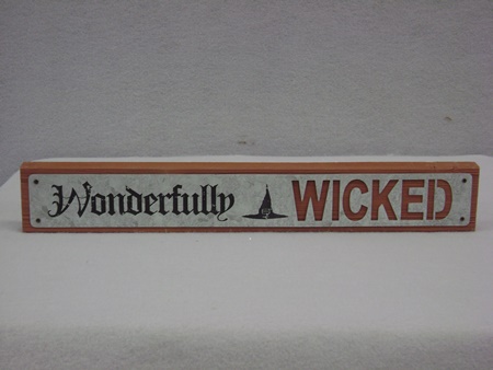 KK-40993A Wonderfully Wicked Sign