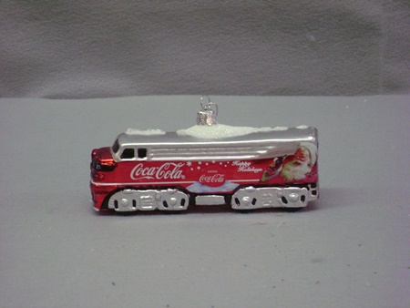 KA-CC4111 Coke Glass Train Ornament