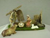 KA-N0283 Holy Family with Figurines & Stable