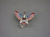 KA-NB1353 Noble Gems Patriotic Eagle Ornament